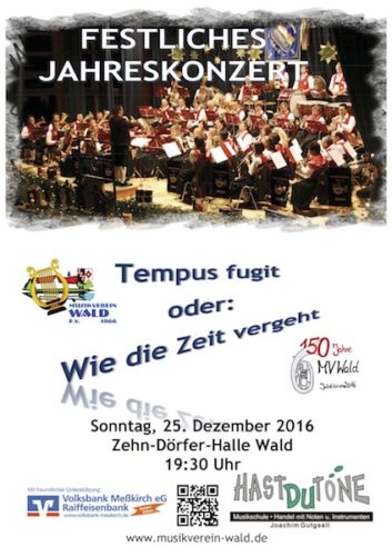 Festliches Jahreskonzert des Musikvereins Wald e.V.