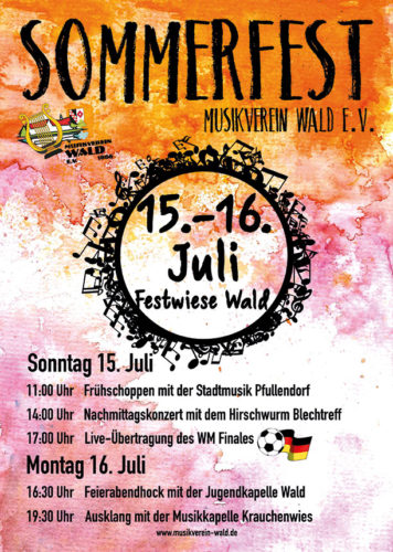Unser Sommerfest steht vor der Tür